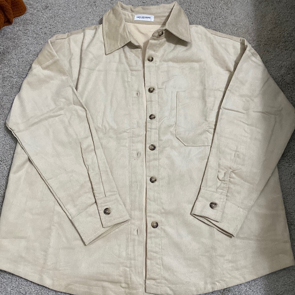 Daryl-Ann Denner by Pink Lily oatmeal shacket